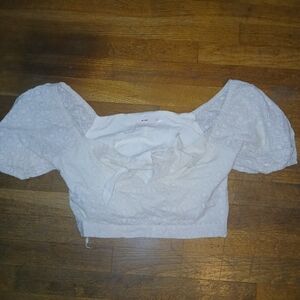 Elegant White Lace Blouse